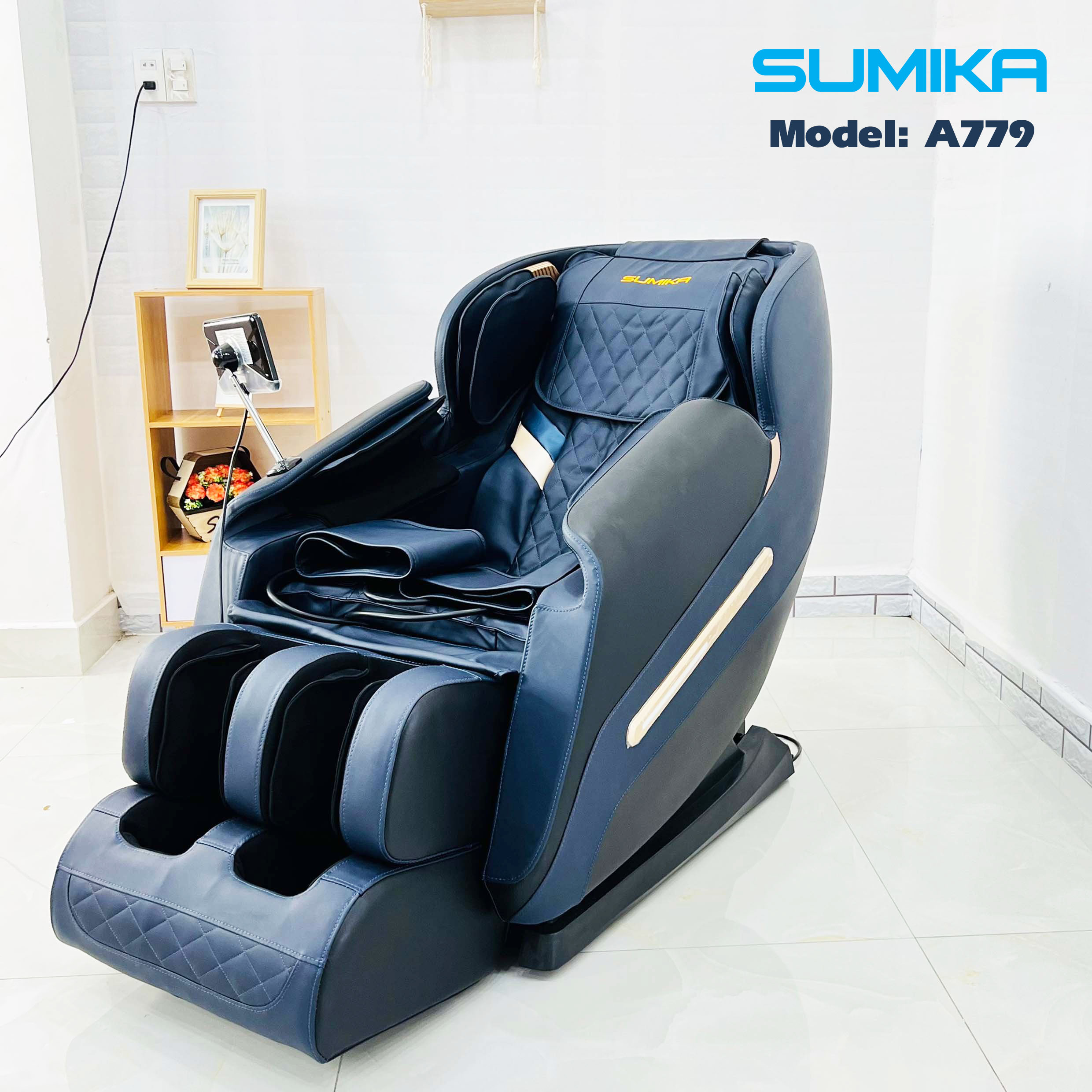 Ghế massage toàn thân cao cấp SUMIKA A779 (Blue)