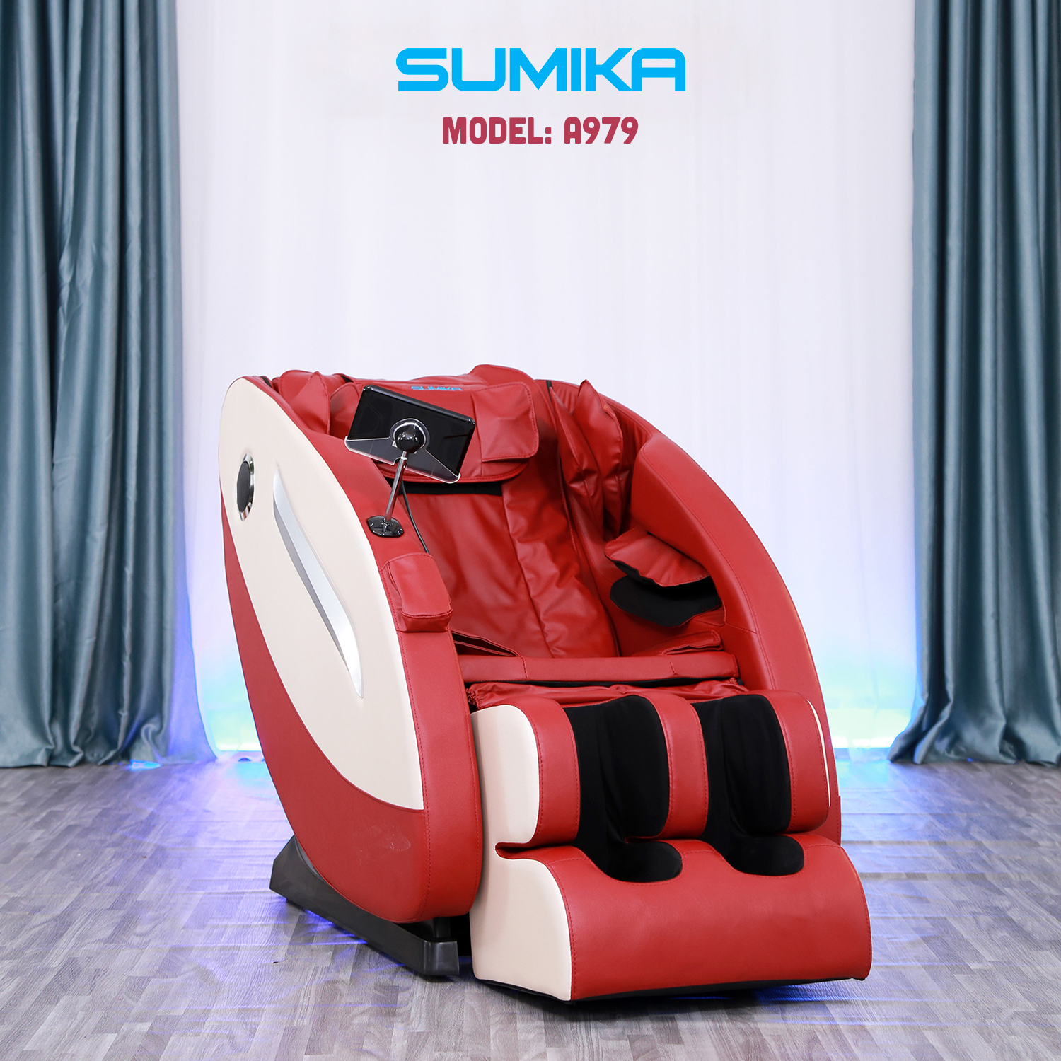 Ghế massage thư giãn toàn thân SUMIKA A979 (Red)
