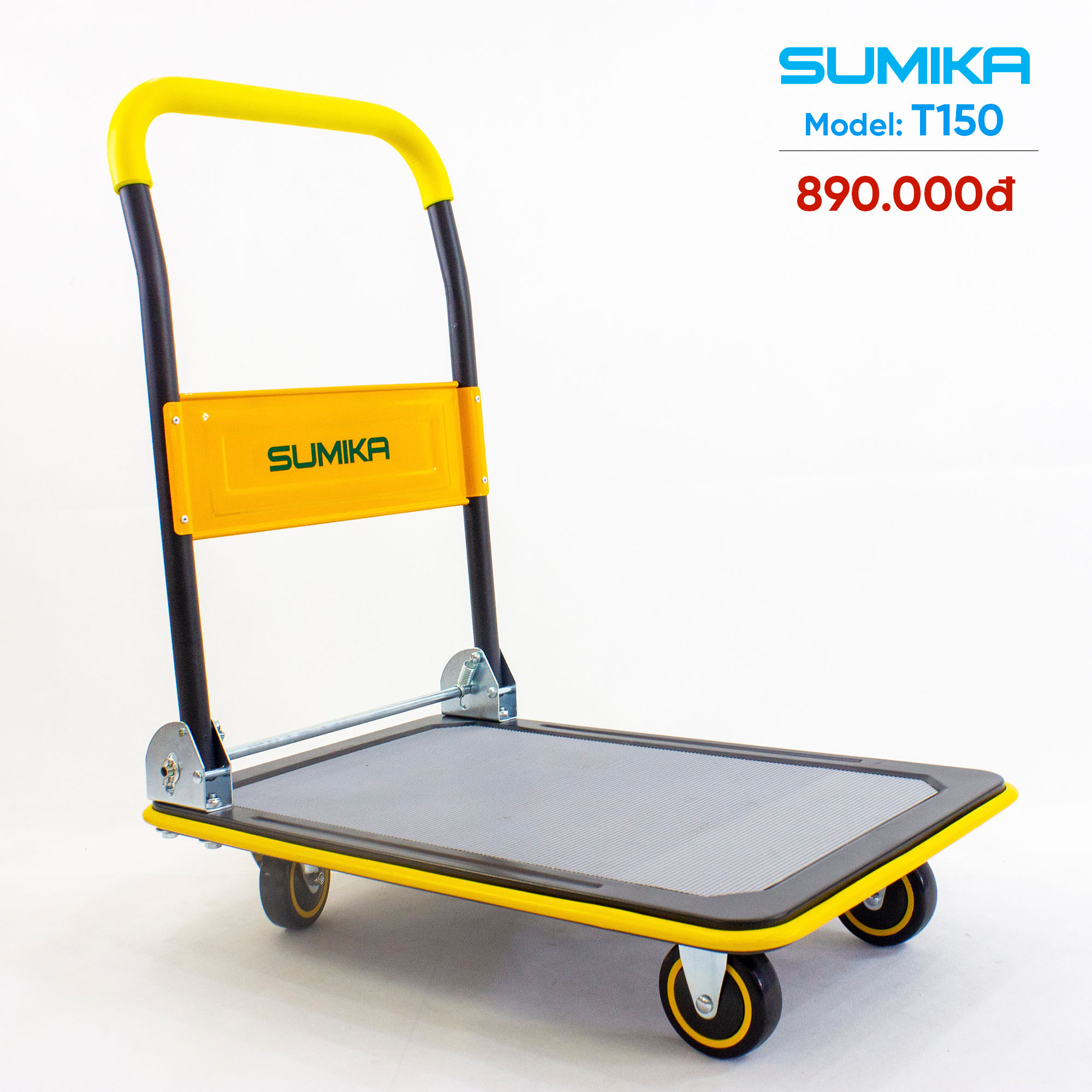 Review sản phẩm xe đẩy hàng hóa Sumika T150