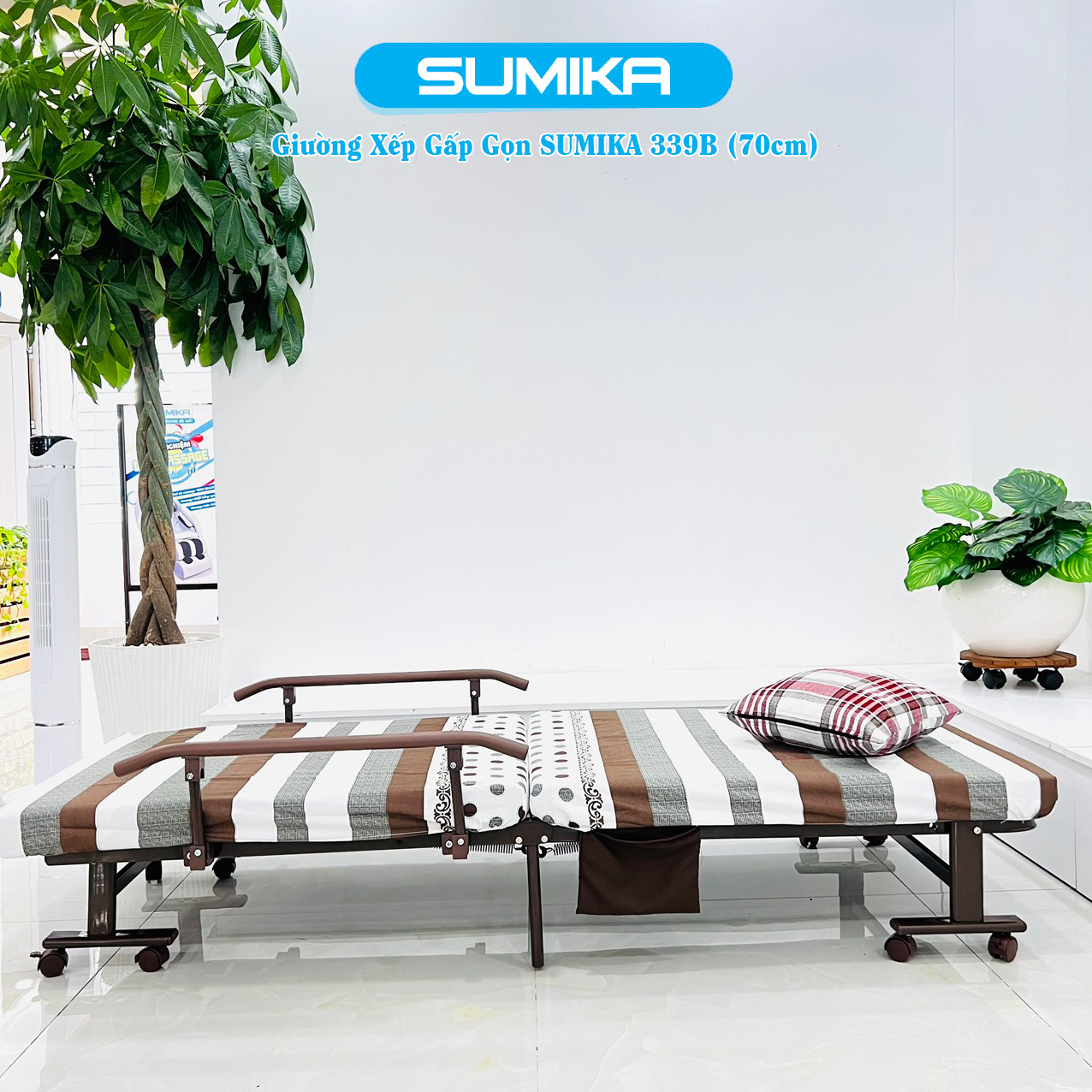 Giường xếp SUMIKA 339B - giải pháp thông minh cho sinh viên