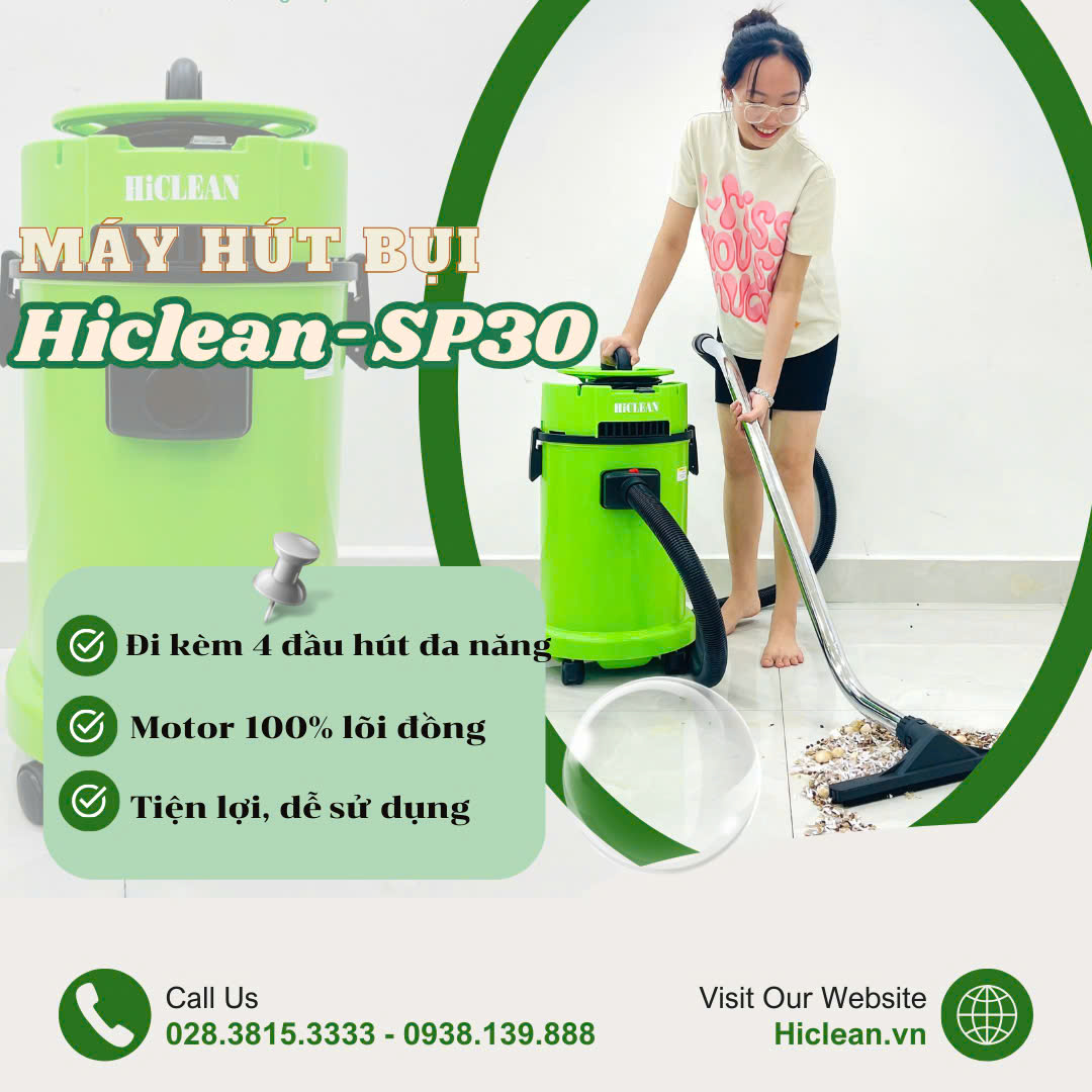 Máy hút bụi văn phòng SUMIKA SP30: Sự lựa chọn hoàn hảo
