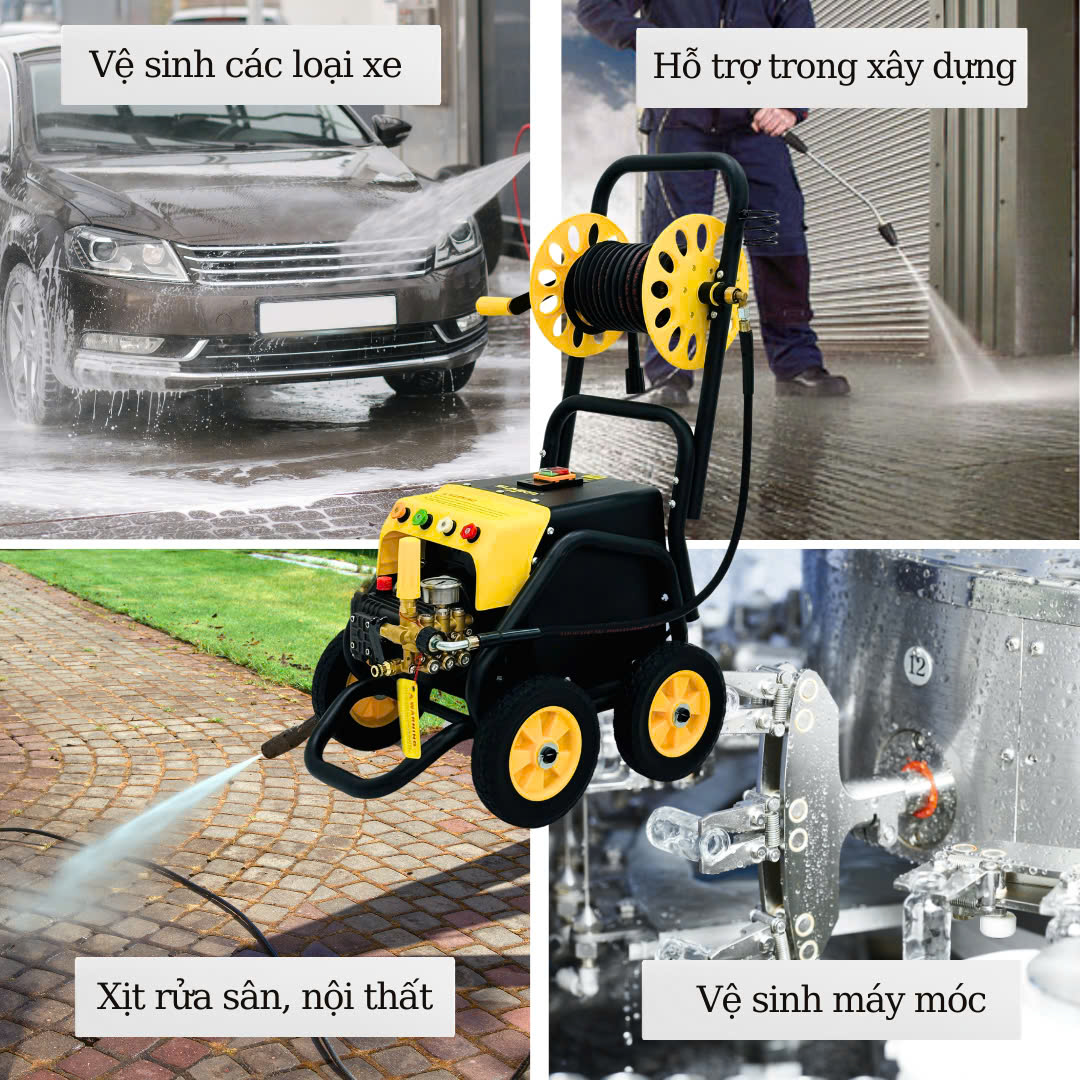 Combo Vệ Sinh Nhà Cửa: Máy Hút Bụi & Máy Rửa Xe Giá Tốt 2025