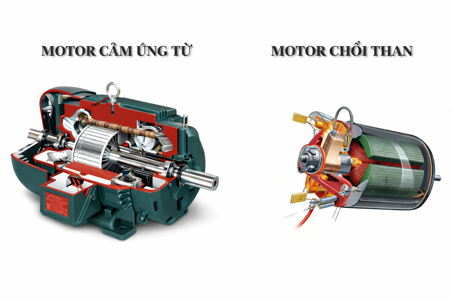 Máy rửa xe gia đình: Nên chọn mô tơ từ hay chổi than