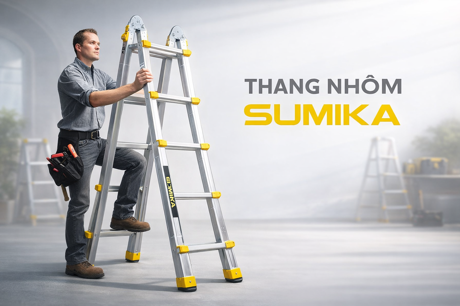 Thang nhôm rút bị kẹt rít: Nguyên nhân và cách xử lý tại nhà đơn giản, an toàn