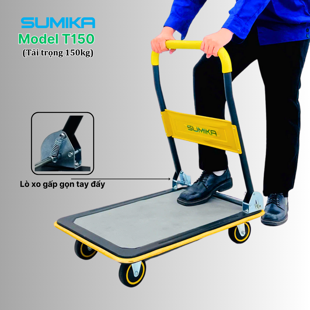 Tư Vấn Chọn Xe Đẩy Hàng Gấp Gọn 4 Bánh Tải Trọng 150kg – 300kg Tốt Nhất 2026