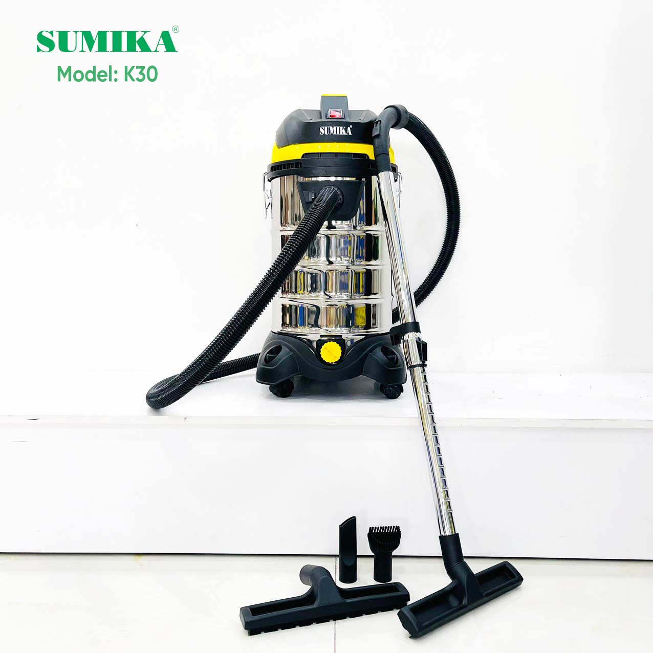 Sumika K30 - 1800W industrial vacuum cleaner, Hepa filter