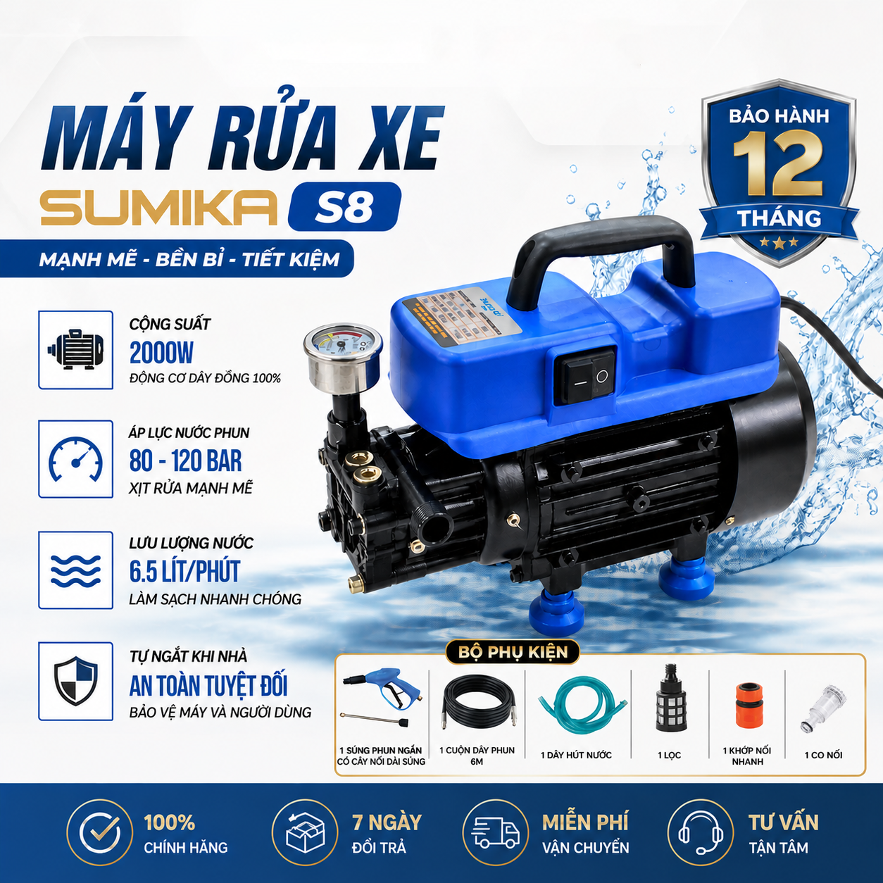 Sumika S8 family car washer