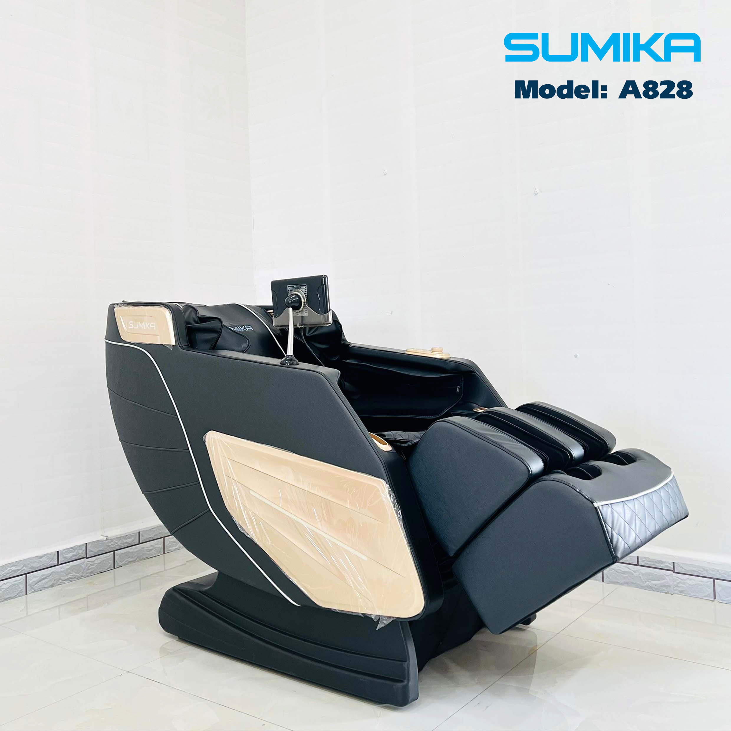 Ghế massage thư giãn toàn thân SUMIKA A828 (Black)