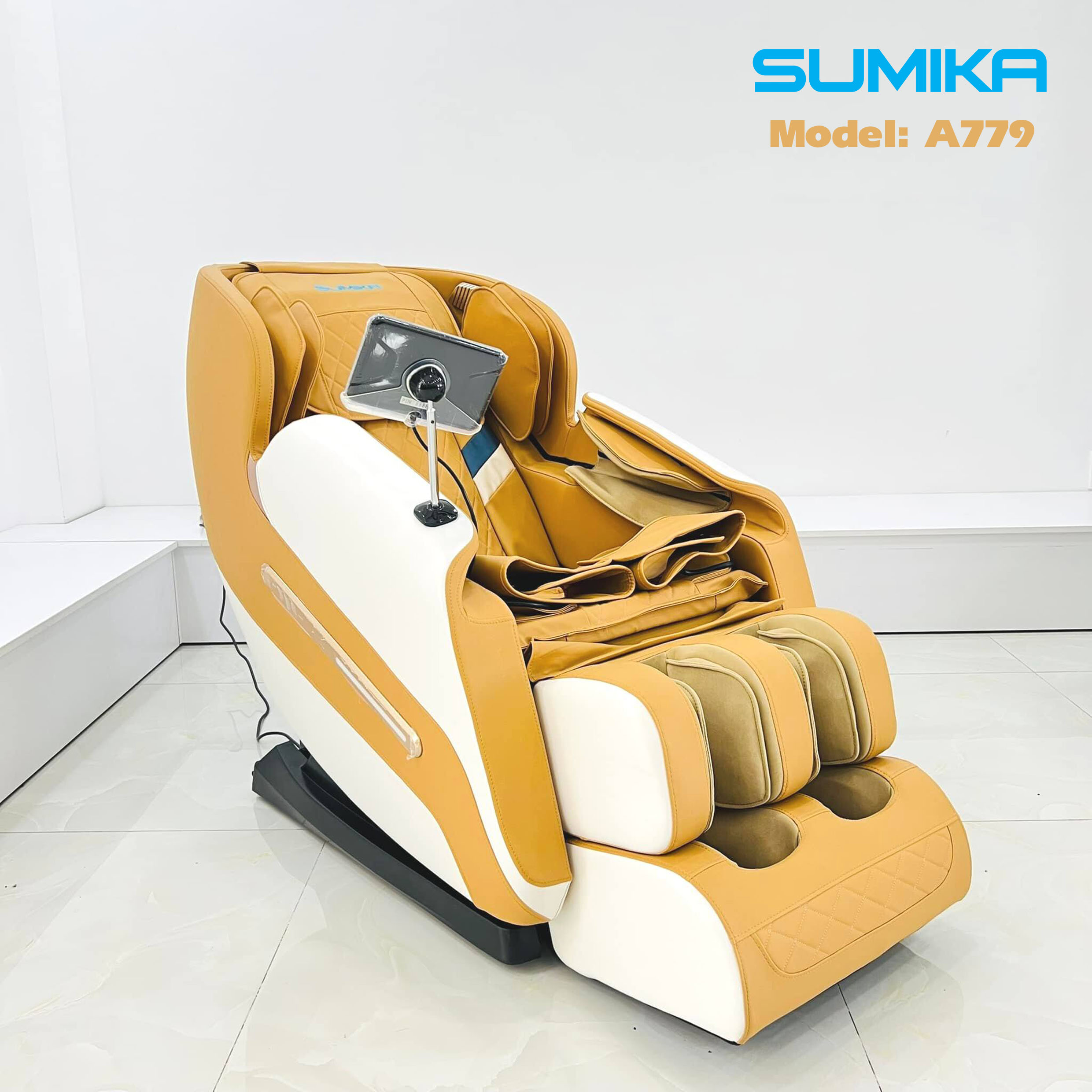 Ghế massage toàn thân cao cấp SUMIKA A779 (Yellow)