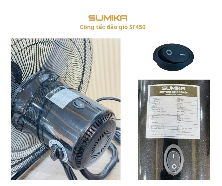 Công tắc đảo gió SF450