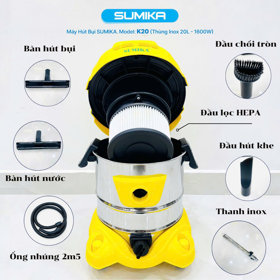 Máy hút bụi gia đình SUMIKA may-hut-bui-gia-dinh-sumika