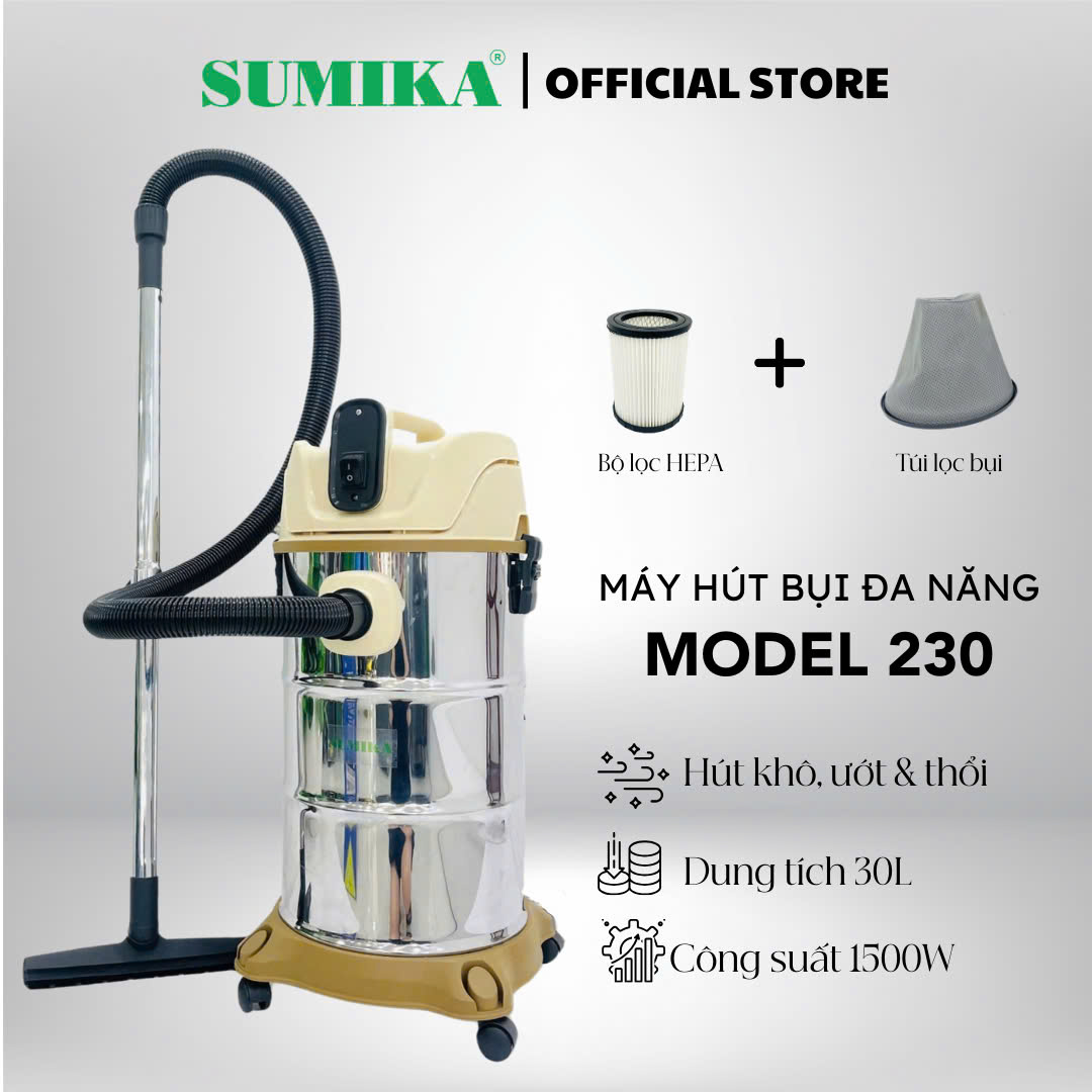 Máy hút bụi gia đình SUMIKA 230 may-hut-bui-gia-dinh-sumika-230