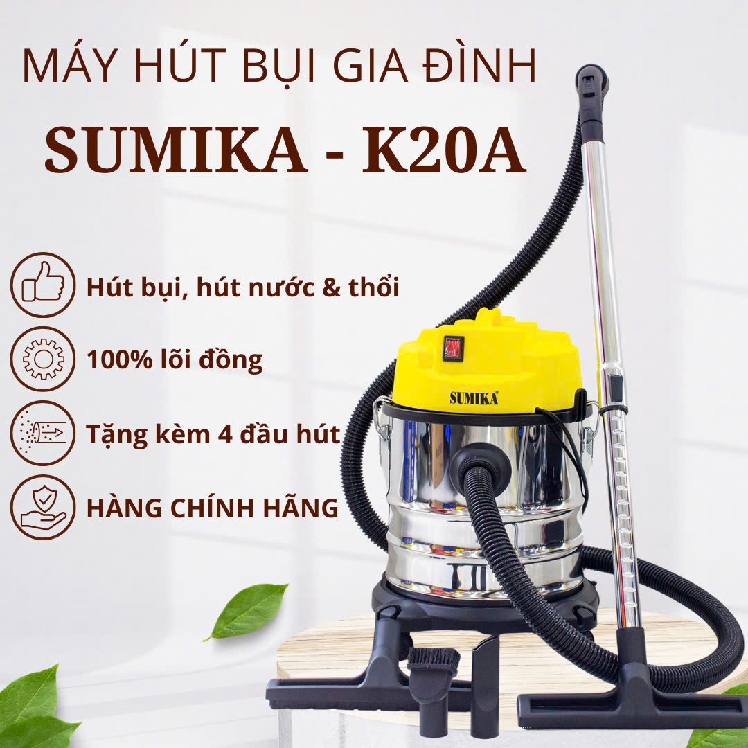 Máy hút bụi đa năng Sumika K20A may-hut-bui-da-nang
