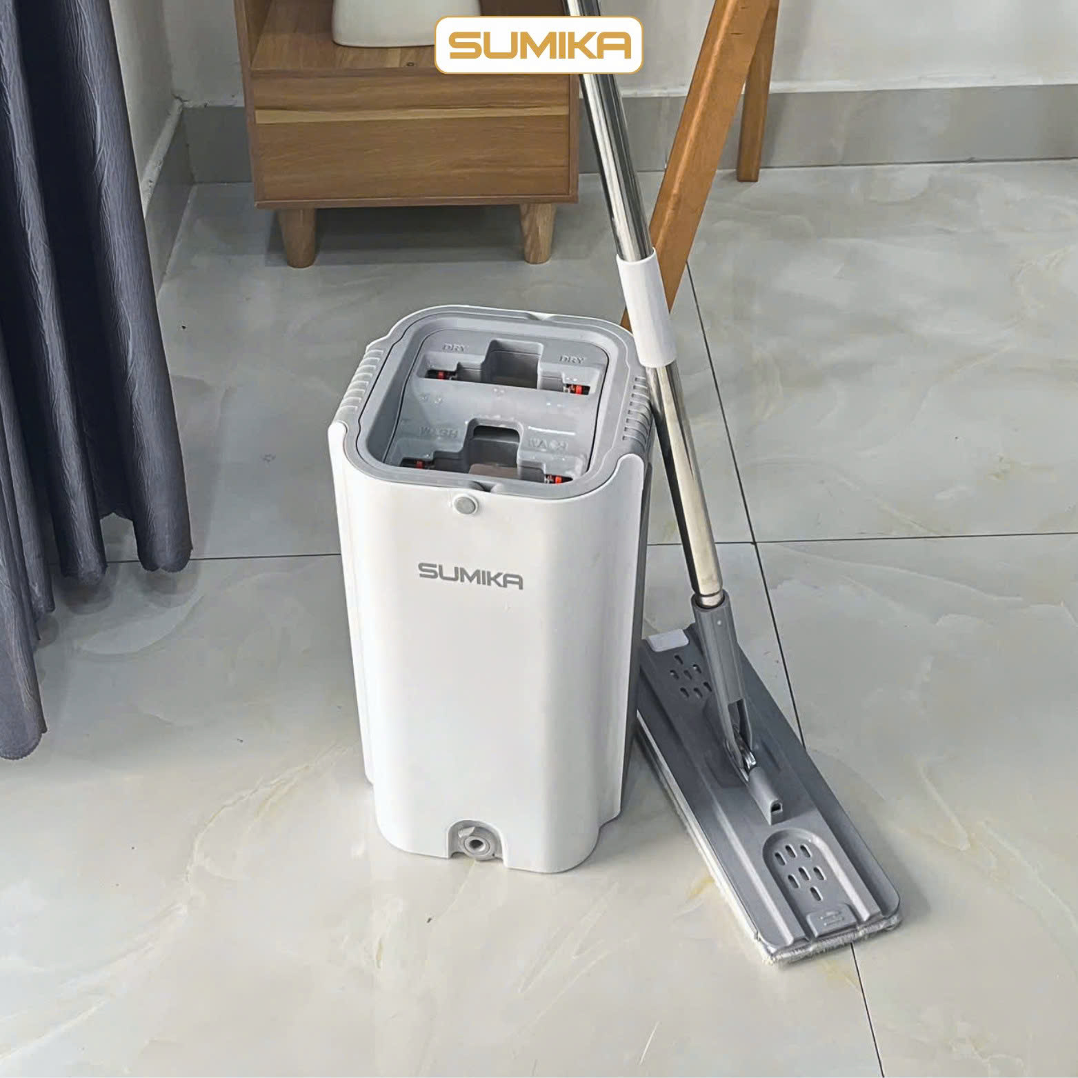 Cây lau nhà tự vắt có thực sự tiện? Cách chọn loại phù hợp cho gia đình