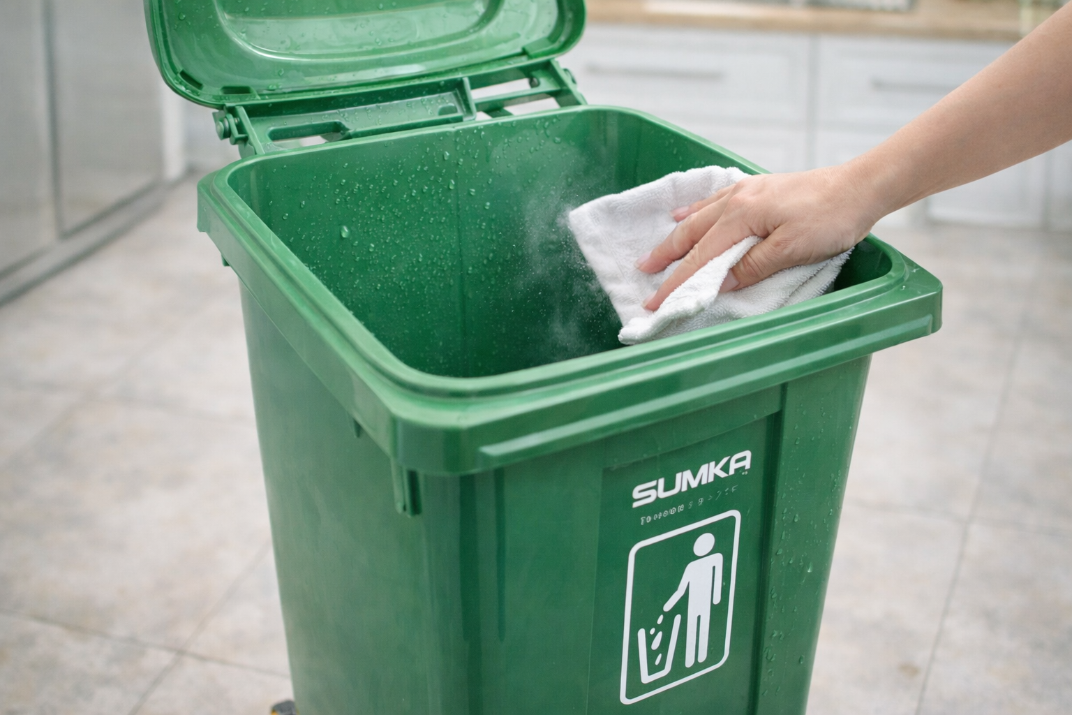 khu-mui-cho-thung-rac-nhua-gia-dinh khử mùi cho thùng rác nhựa gia đình